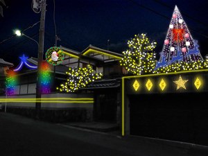 中山邸玄関デザイン